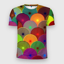 Мужская спорт-футболка Multicolored circles