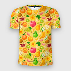Футболка спортивная мужская Fruit abundance, цвет: 3D-принт