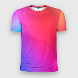 Мужская спорт-футболка Цветной градиент