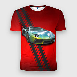 Футболка спортивная мужская Итальянский суперкар Lamborghini Reventon, цвет: 3D-принт