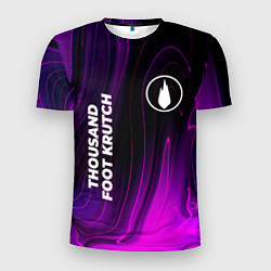 Мужская спорт-футболка Thousand Foot Krutch violet plasma