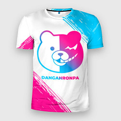 Футболка спортивная мужская Danganronpa neon gradient style, цвет: 3D-принт