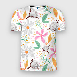 Мужская спорт-футболка Spring flowers