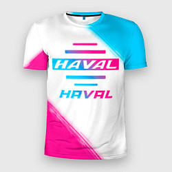 Футболка спортивная мужская Haval neon gradient style, цвет: 3D-принт