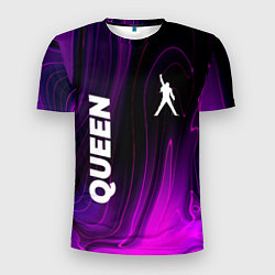 Мужская спорт-футболка Queen violet plasma