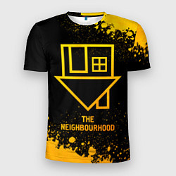 Футболка спортивная мужская The Neighbourhood - gold gradient, цвет: 3D-принт