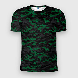 Мужская спорт-футболка Точечный камуфляжный узор Spot camouflage pattern