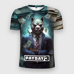 Мужская спорт-футболка Payday 3 bear