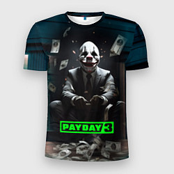 Футболка спортивная мужская Payday 3 game, цвет: 3D-принт