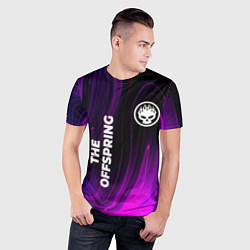 Футболка спортивная мужская The Offspring violet plasma, цвет: 3D-принт — фото 2