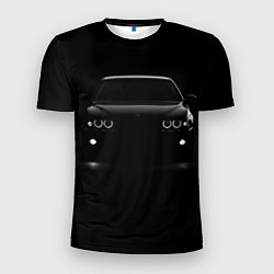 Футболка спортивная мужская BMW in the dark, цвет: 3D-принт