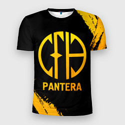 Футболка спортивная мужская Pantera - gold gradient, цвет: 3D-принт