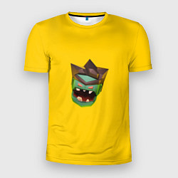 Мужская спорт-футболка Two Guys & Zombies 3D - Паттерн голова зомби