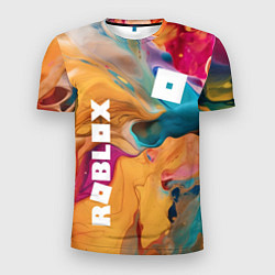 Мужская спорт-футболка Roblox Logo Color