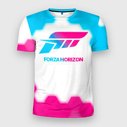 Футболка спортивная мужская Forza Horizon neon gradient style, цвет: 3D-принт