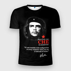 Футболка спортивная мужская Che Guevara автограф, цвет: 3D-принт