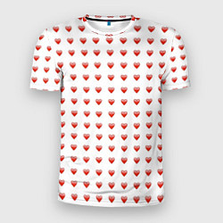 Футболка спортивная мужская Сердце эмодзи, цвет: 3D-принт