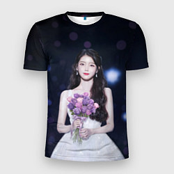 Футболка спортивная мужская АйЮ и звёздное небо, цвет: 3D-принт