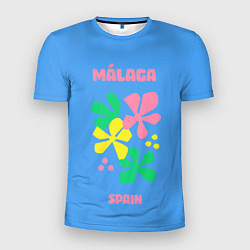 Футболка спортивная мужская Малага - Испания, цвет: 3D-принт