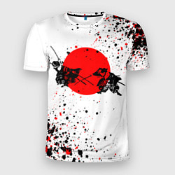 Мужская спорт-футболка Два самурая