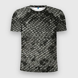 Мужская спорт-футболка Кожа змеи - текстура