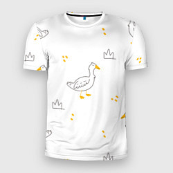 Мужская спорт-футболка Милый гусь