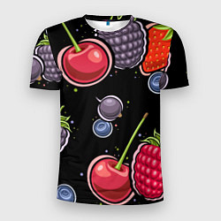 Мужская спорт-футболка Плоды и ягоды