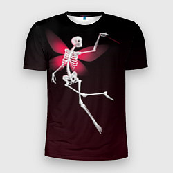 Мужская спорт-футболка Скелет фея