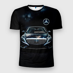 Футболка спортивная мужская Mercedes Benz, цвет: 3D-принт