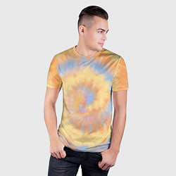 Футболка спортивная мужская Tie-Dye дизайн, цвет: 3D-принт — фото 2