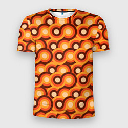 Мужская спорт-футболка Терто текстура с кругами