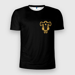 Мужская спорт-футболка Чёрный клевер - форма быка