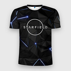 Футболка спортивная мужская Stafield logo black, цвет: 3D-принт