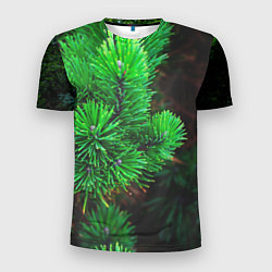 Мужская спорт-футболка Зелёный лес России