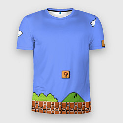 Мужская спорт-футболка Первый уровень Марио