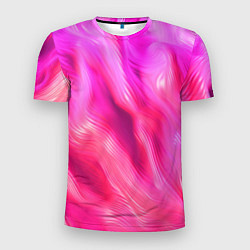 Мужская спорт-футболка Pink abstract texture