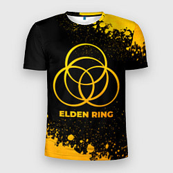 Футболка спортивная мужская Elden Ring - gold gradient, цвет: 3D-принт