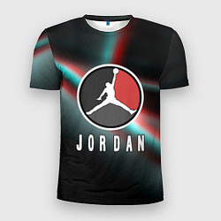 Футболка спортивная мужская Nba jordan sport, цвет: 3D-принт