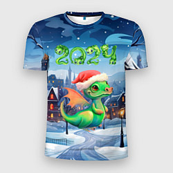 Футболка спортивная мужская Милый дракончик 2024, цвет: 3D-принт