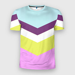 Мужская спорт-футболка Спортивный цвет семидесятых