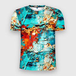 Мужская спорт-футболка Голубая ржавчина