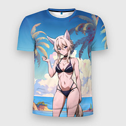 Мужская спорт-футболка Дзета в купальнике