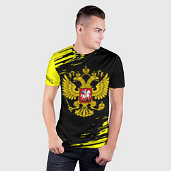 Футболка спортивная мужская Имперская Россия герб, цвет: 3D-принт — фото 2