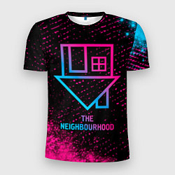 Футболка спортивная мужская The Neighbourhood - neon gradient, цвет: 3D-принт