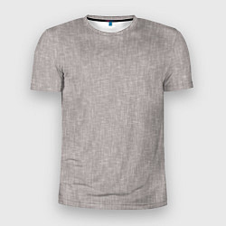 Мужская спорт-футболка Текстура серо-бежевый однотонный