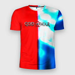 Футболка спортивная мужская Бог войны броня, цвет: 3D-принт
