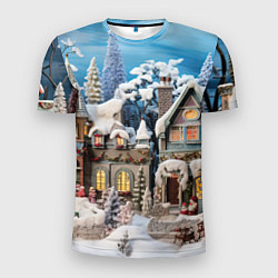 Мужская спорт-футболка Северное сияние торжества