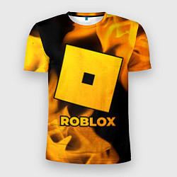 Футболка спортивная мужская Roblox - gold gradient, цвет: 3D-принт