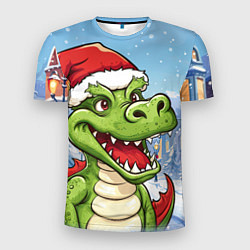 Мужская спорт-футболка Малыш дракончик