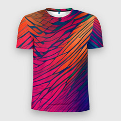 Мужская спорт-футболка Буйство красок акварелика